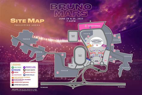 philippine arena parking map